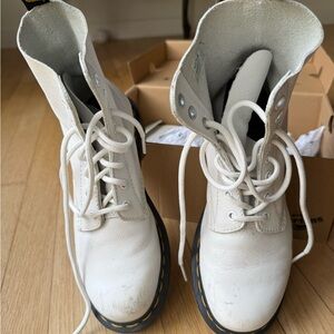 Dr. Martens Optical White Pascal Boots